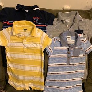 Four - short sleeve summer suits